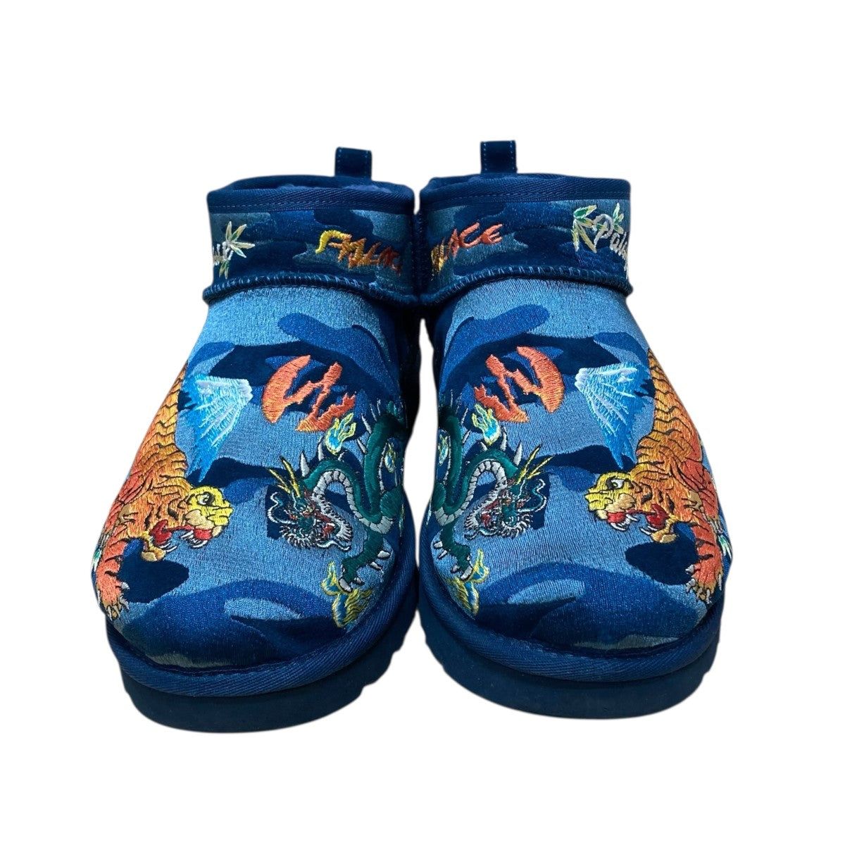 エンブロイダリーボアブーツ