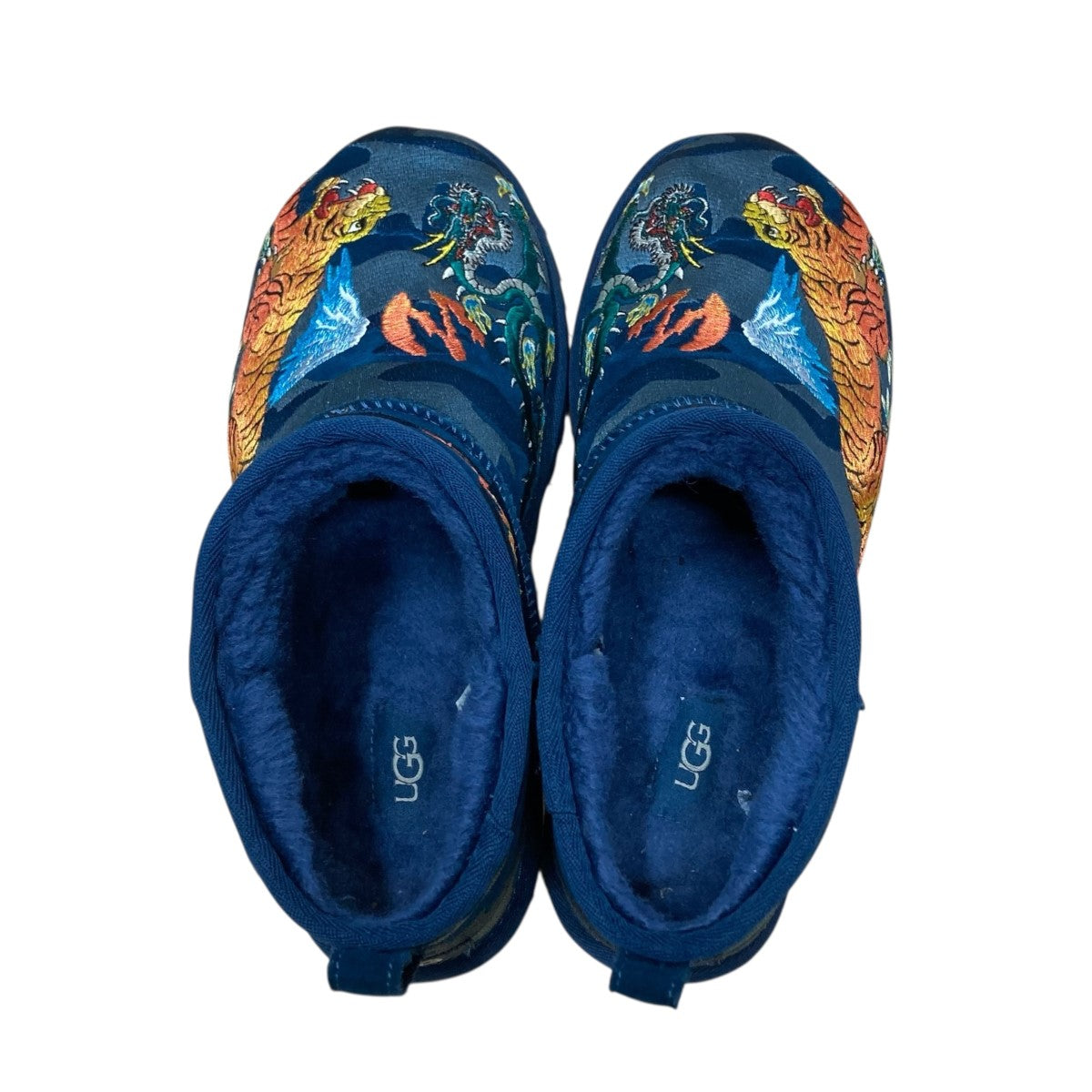 エンブロイダリーボアブーツ