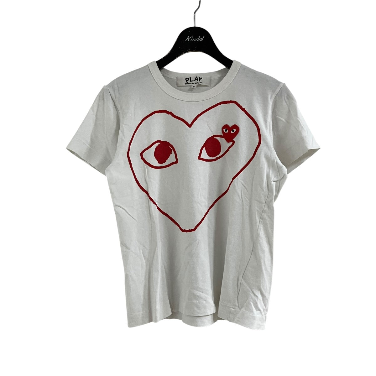 PLAY COMME des GARCONS(プレイコムデギャルソン) ハートロゴ半袖T