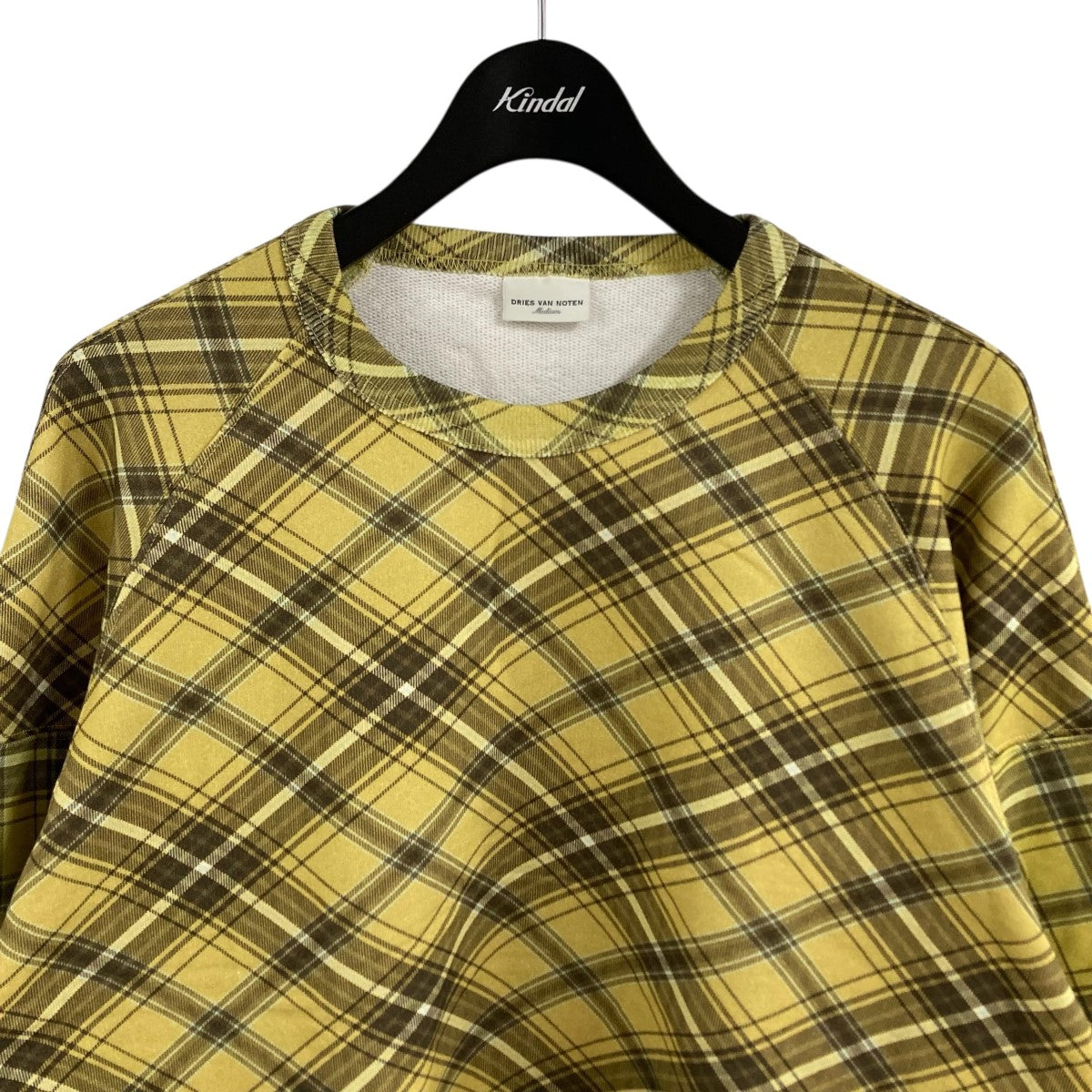 DRIES VAN NOTEN(ドリスヴァンノッテン) チェック柄スウェット