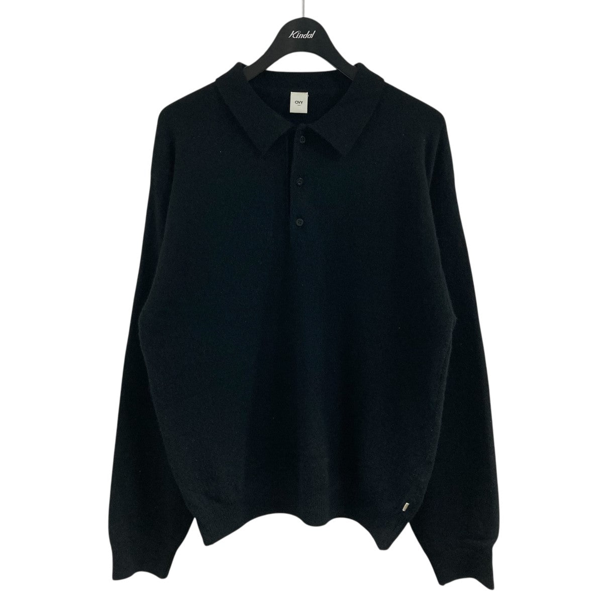 OVY(オヴィ) カシミヤニットポロシャツ 072 ブラック サイズ M｜【公式