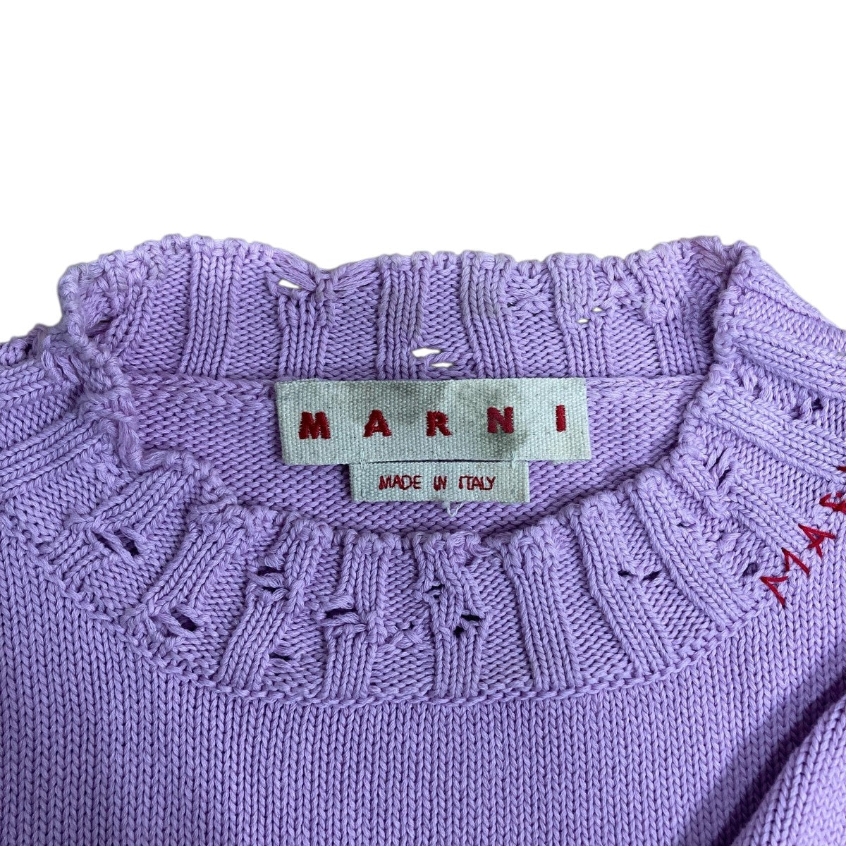 ステッチニットセーター