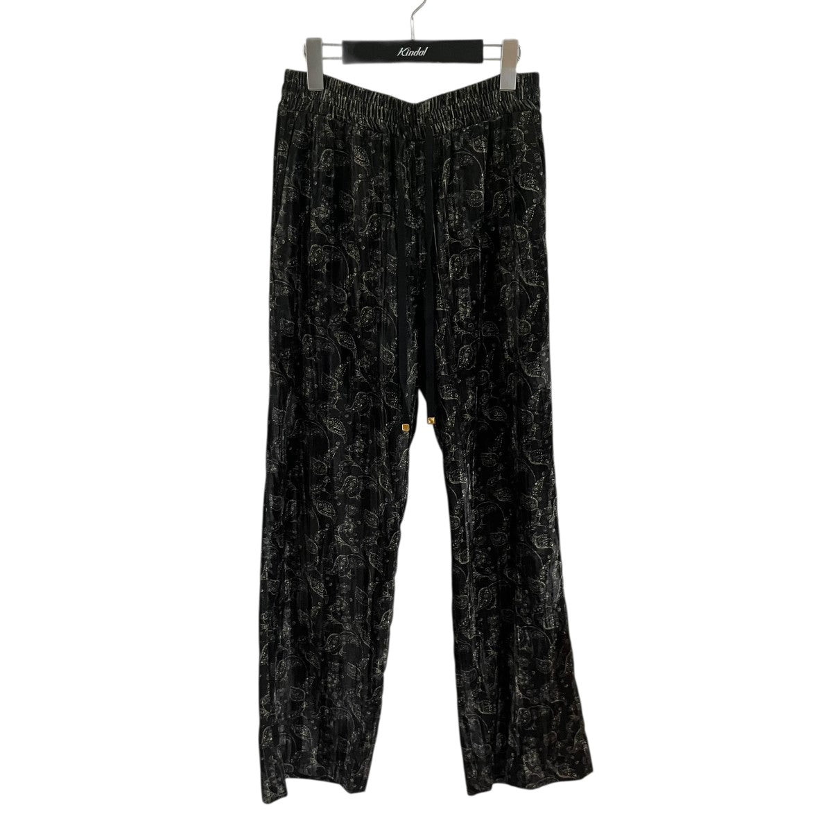 COUTURE D’ADAM ペイズリーベルベットパンツ 古着・中古-1枚目のアイテム画像