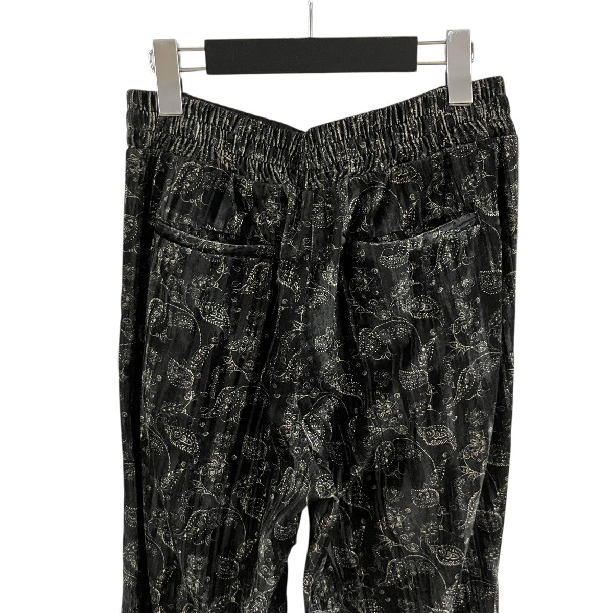 COUTURE D’ADAM ペイズリーベルベットパンツ 古着・中古-4枚目のアイテム画像