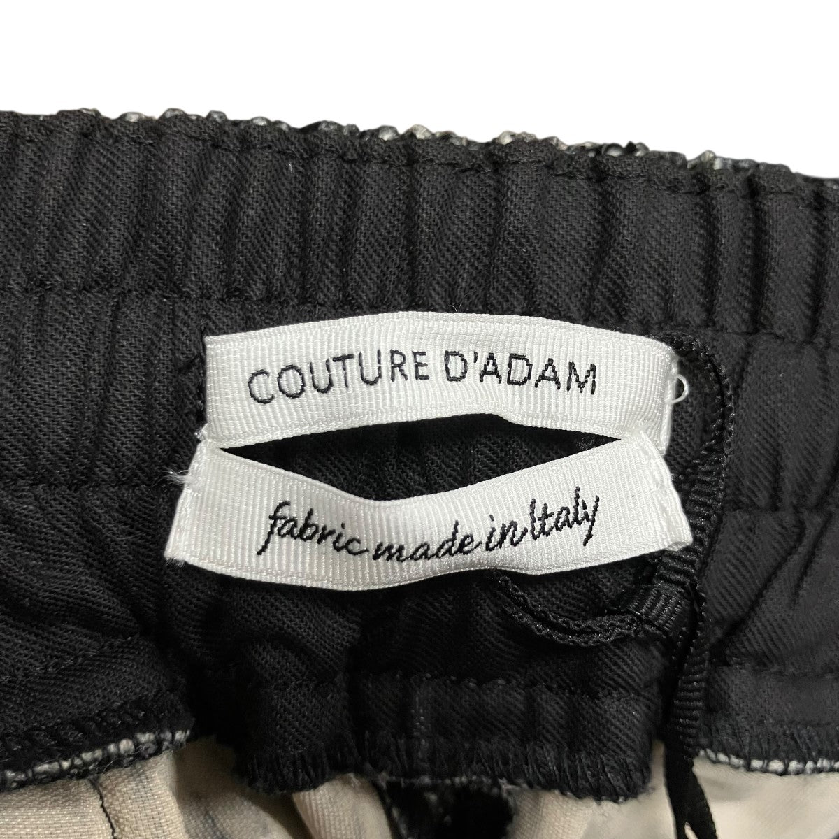 COUTURE D’ADAM ペイズリーベルベットパンツ 古着・中古-5枚目のアイテム画像