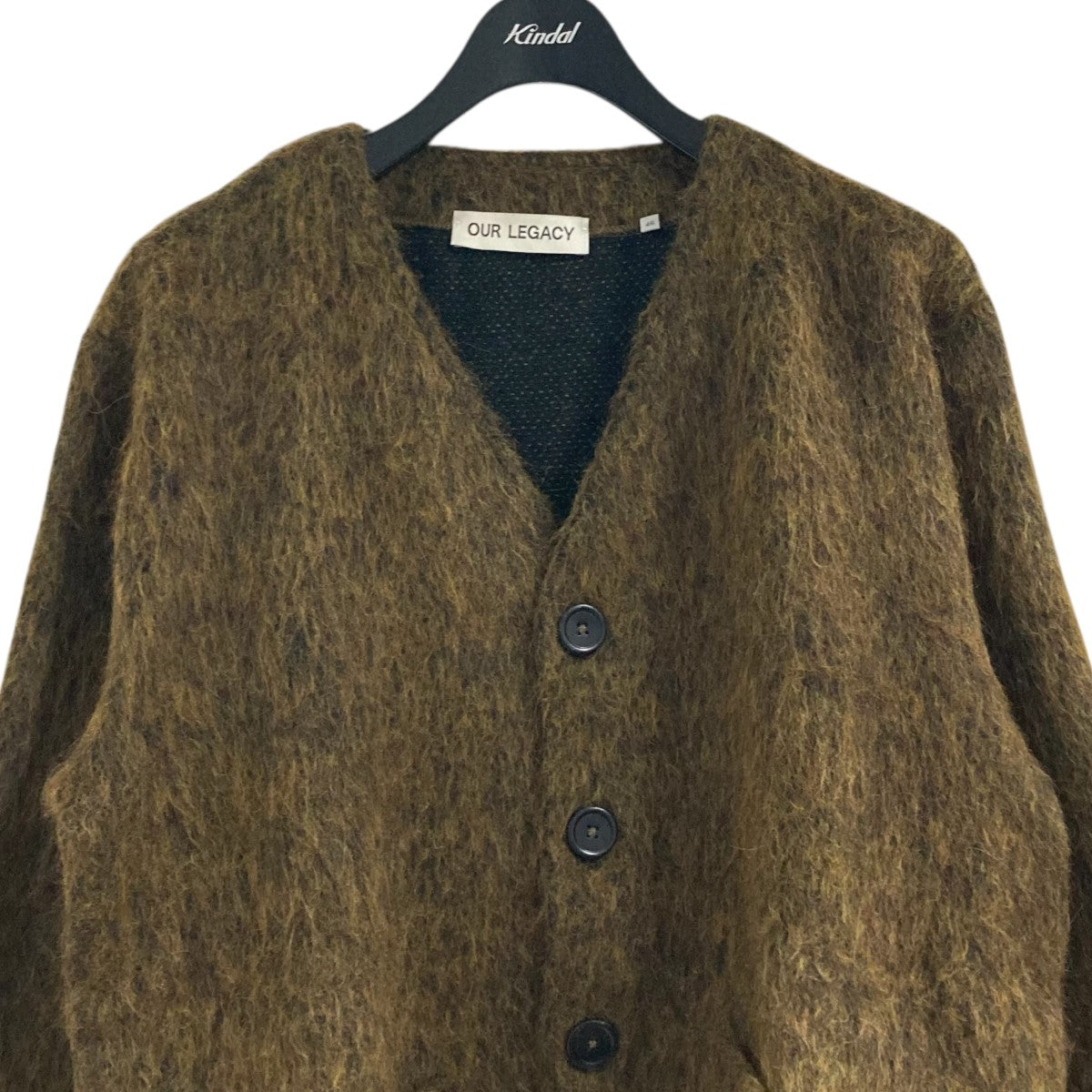 OUR LEGACY カーディガン M4213CRM ブラウン OUR LEGACY(アワーレガシー) モヘアニットカーディガンM4213CRM