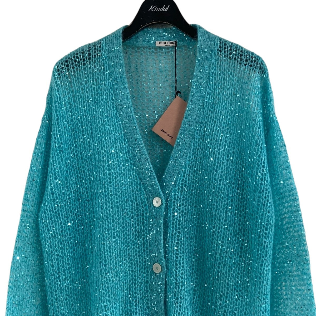 スパンコールカーディガンMMF195