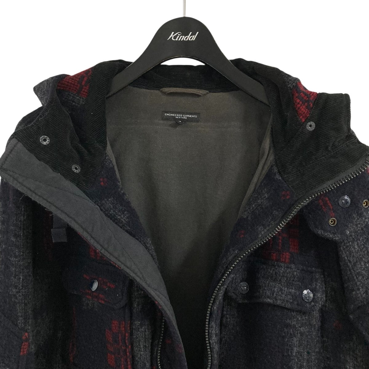 ウールフードジャケット