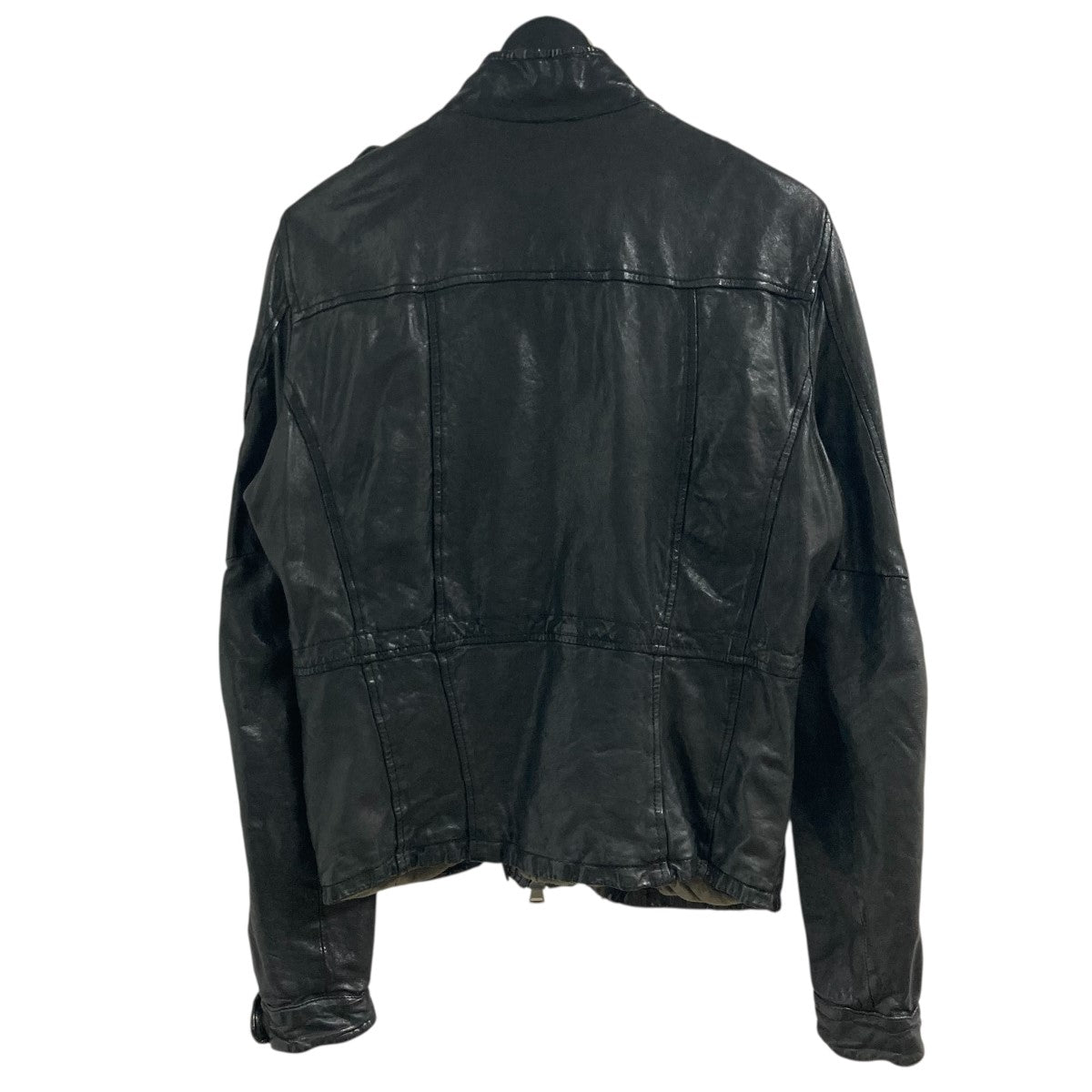GIORGIO BRATO(ジョルジオブラット) レザージャケット ブラック サイズ