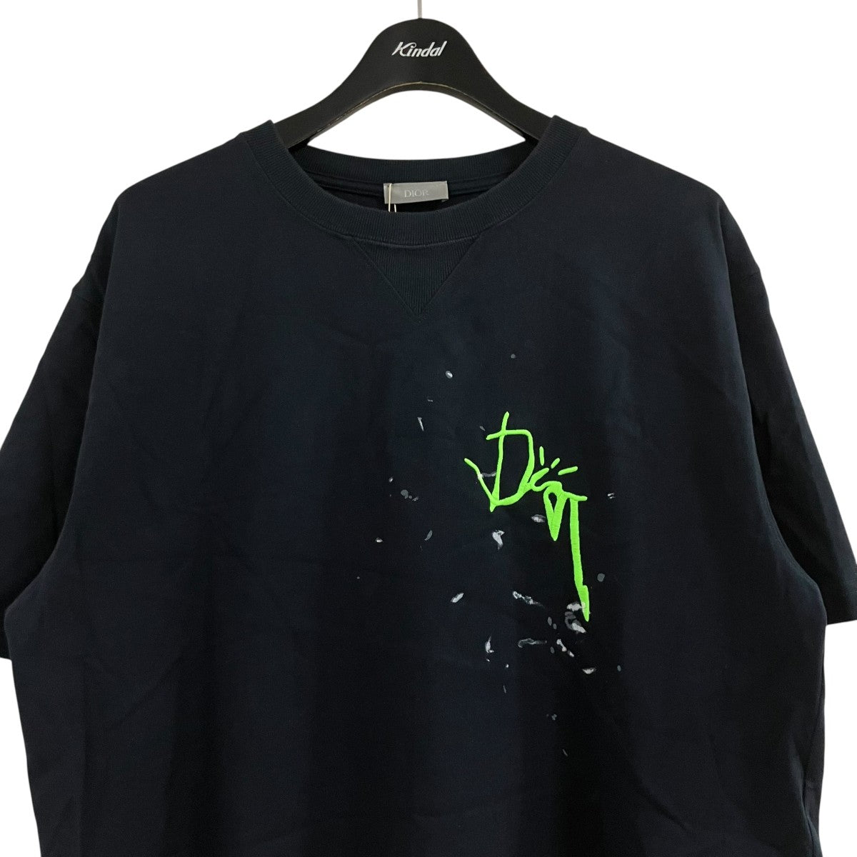 DIOR(ディオール) 半袖Tシャツ 283J685B0554 ネイビー サイズ L