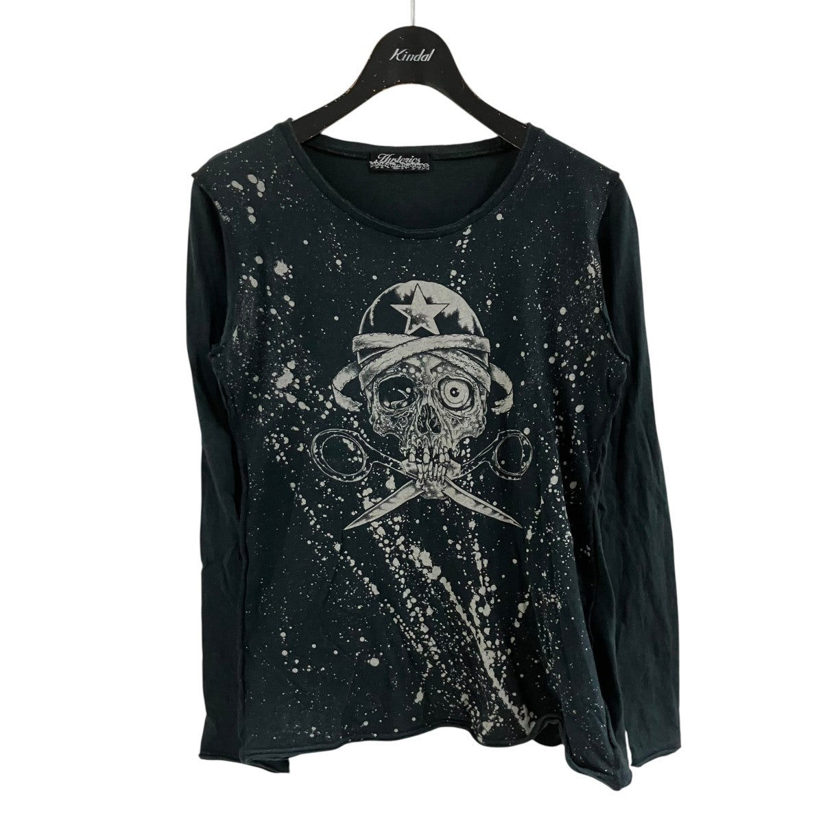 Hysteric Glamour スカルプリントカットソー 古着・中古-1枚目のアイテム画像