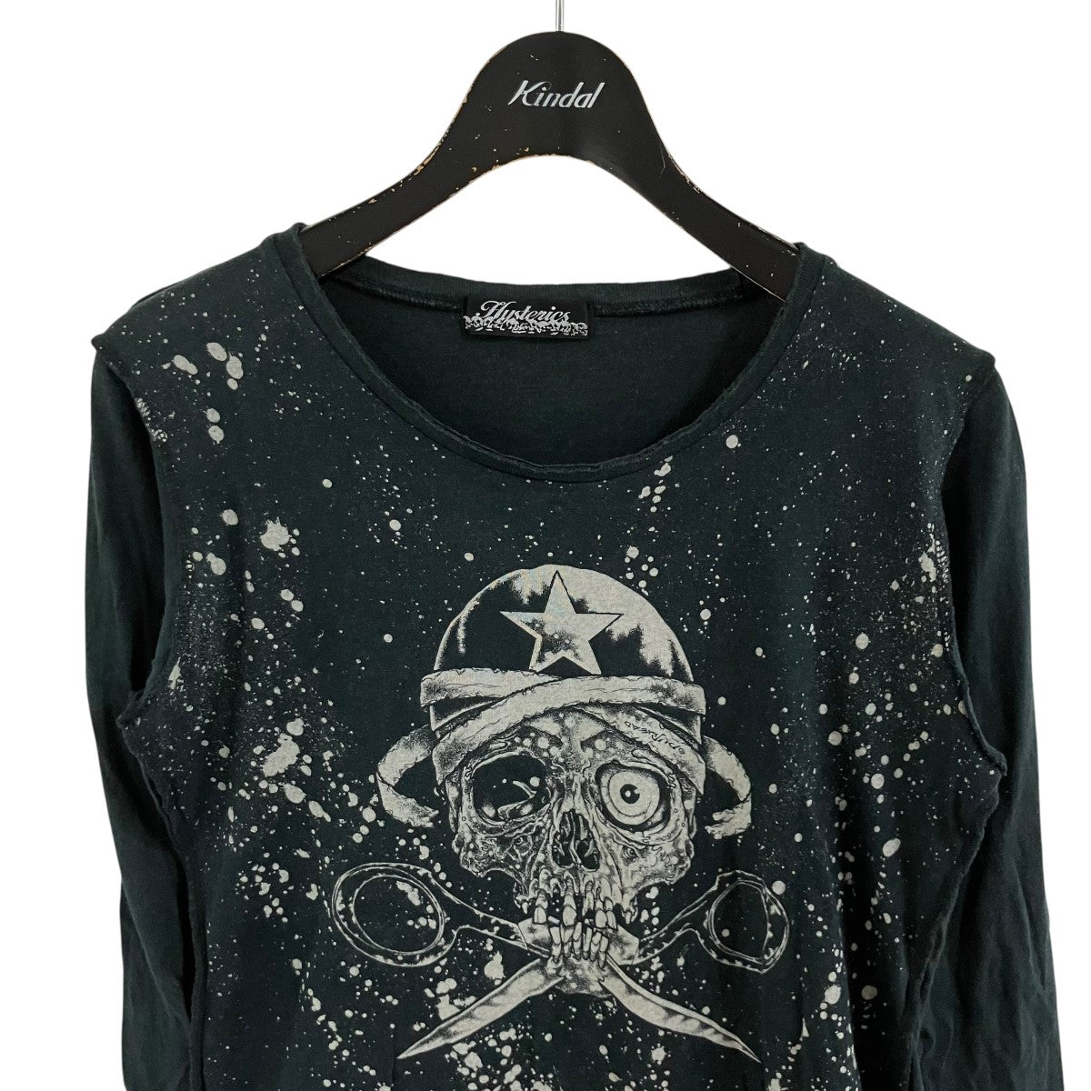 Hysteric Glamour スカルプリントカットソー 古着・中古-2枚目のアイテム画像