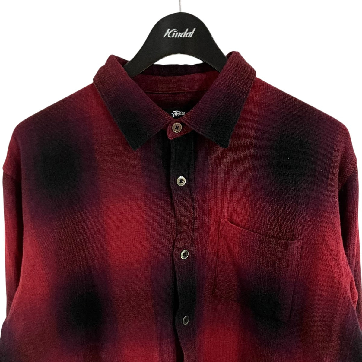 stussy チェックシャツ 古着・中古-2枚目のアイテム画像