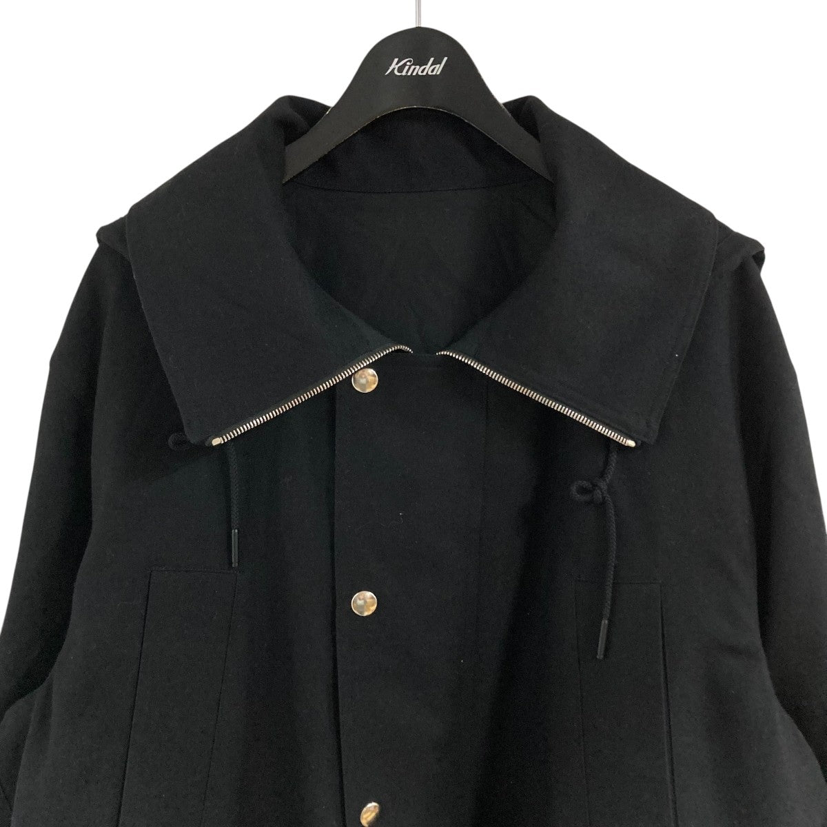 The CLASIK(ザ・クラシック) フード付きコート 20AW-CKJK-006 ブラック