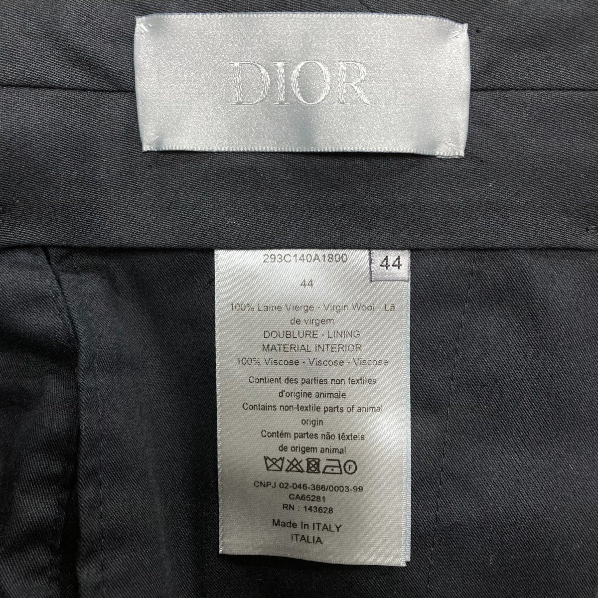 Christian Dior ヘリテージステッチスラックスパンツ 古着・中古-6枚目のアイテム画像