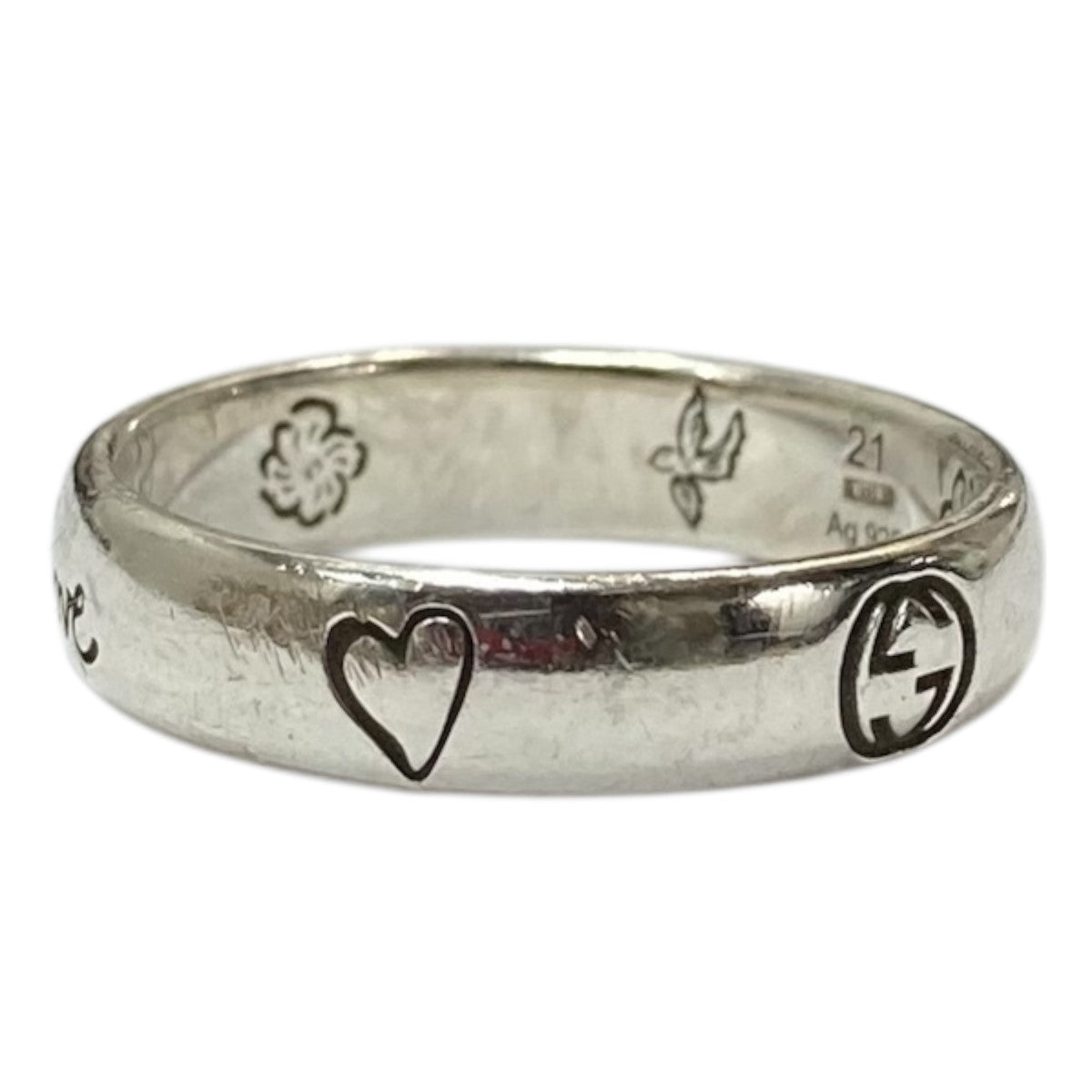 GUCCI シルバーリング20号 GUCCI(グッチ) シルバーリング シルバー サイズ 20号｜【公式