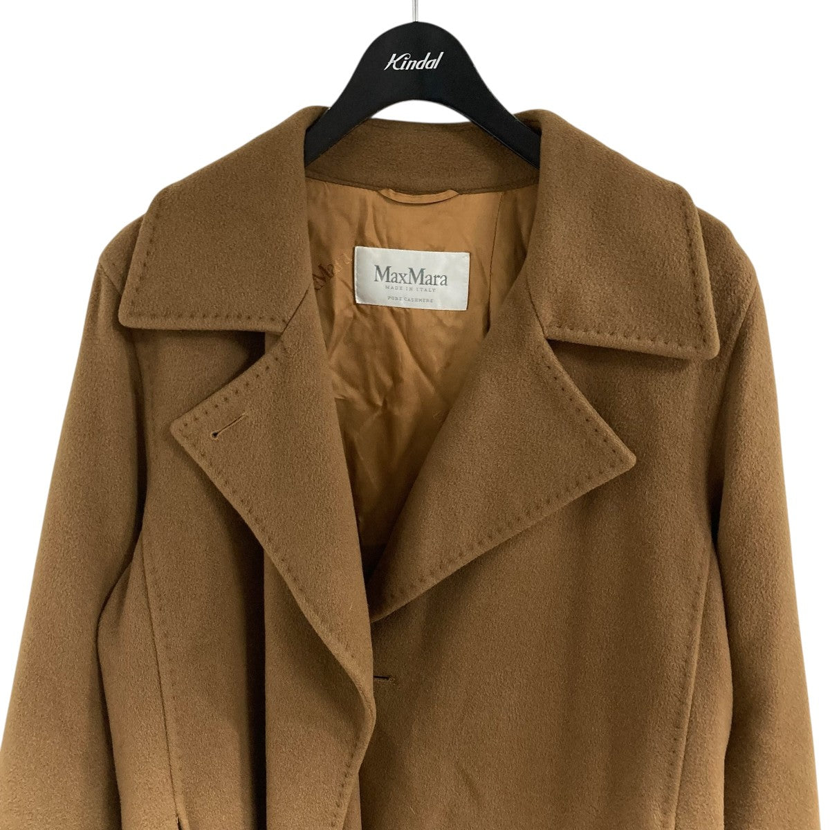 MaxMara(マックスマーラ) カシミヤコート キャメル サイズ 42｜【公式