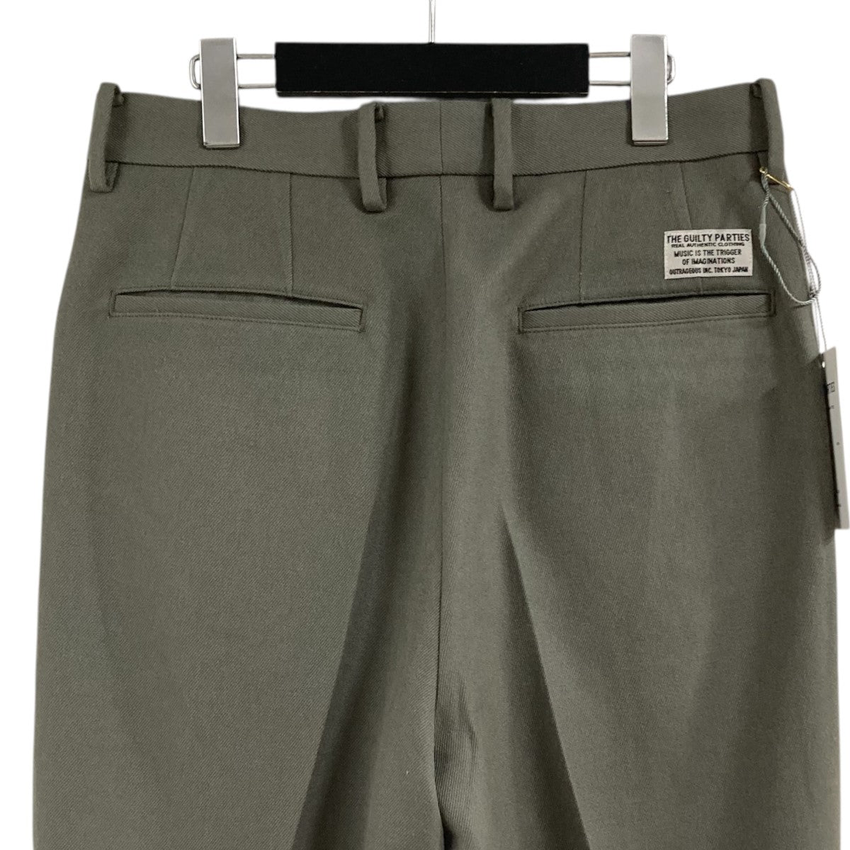 WACKO MARIA 25AWチノトラウザーズパンツ25FW-WMP-PT02 DOUBLE PLEATED CHINO TROUSERS 古着・中古-5枚目のアイテム画像