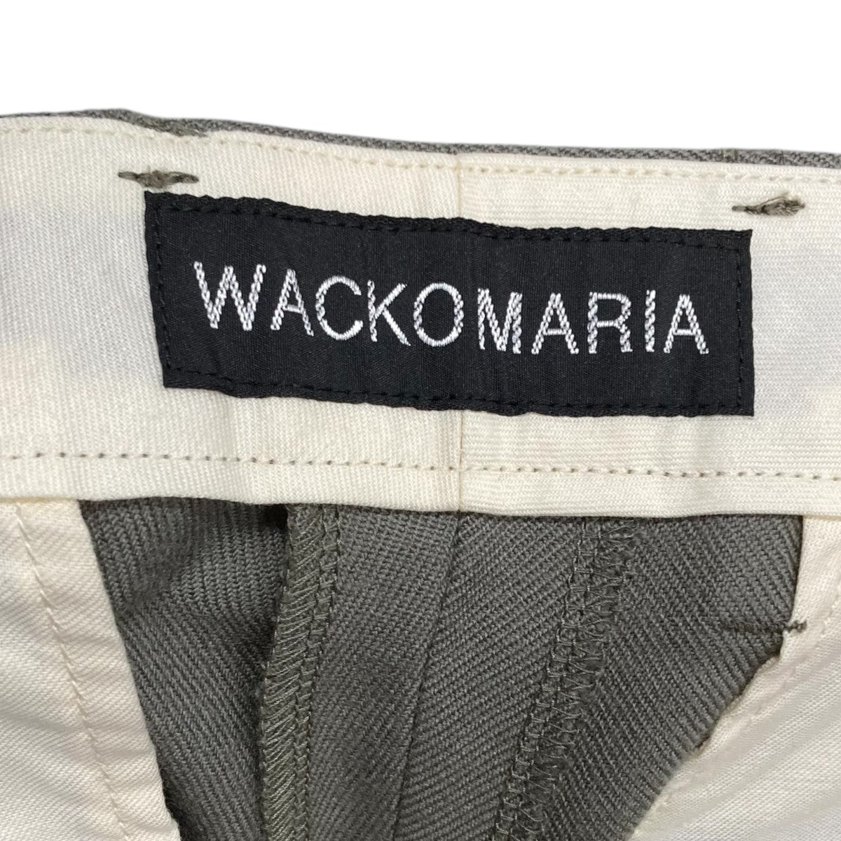 WACKO MARIA 25AWチノトラウザーズパンツ25FW-WMP-PT02 DOUBLE PLEATED CHINO TROUSERS 古着・中古-6枚目のアイテム画像