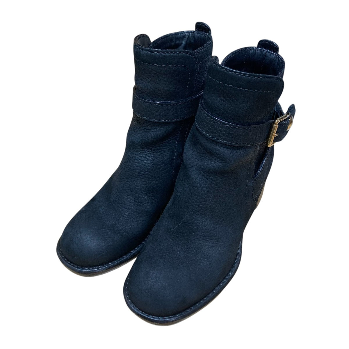 LOUIS VUITTON レザーアンクルブーツ 古着・中古-1枚目のアイテム画像