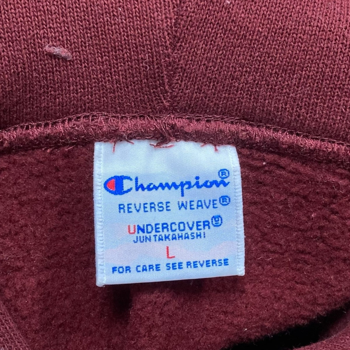 Champion REVERSE WEAVE×UNDERCOVER 25AWプルオーバーパーカーCWSC124