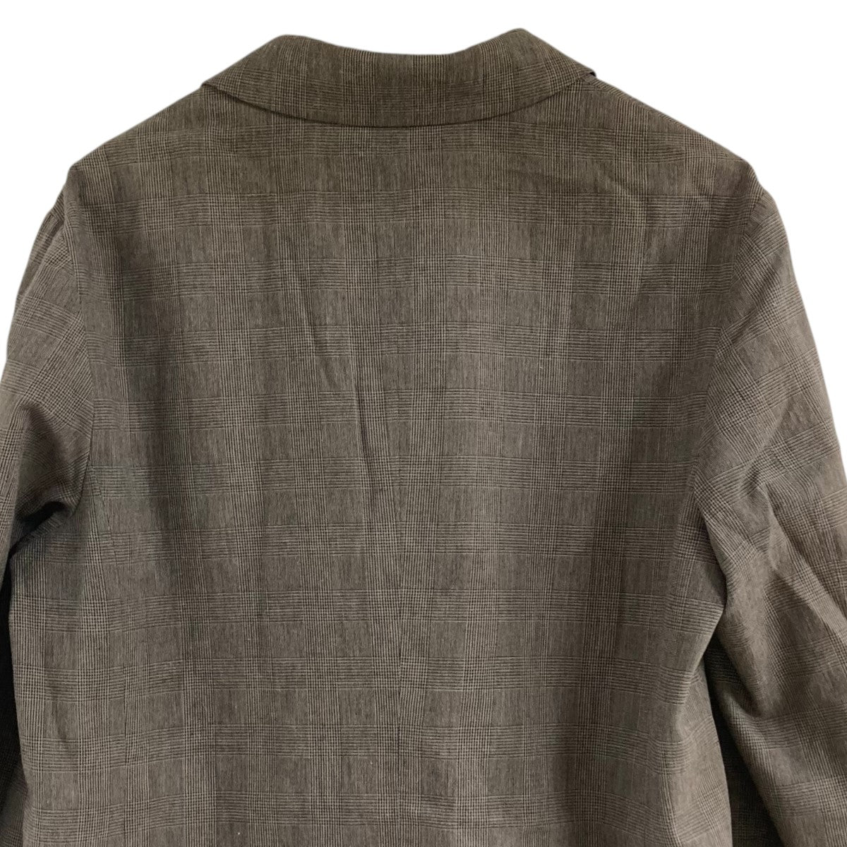 チェックダブルジャケット8622-209-0024 DOUBLE PEAKED LAPEL CHECK JACKET