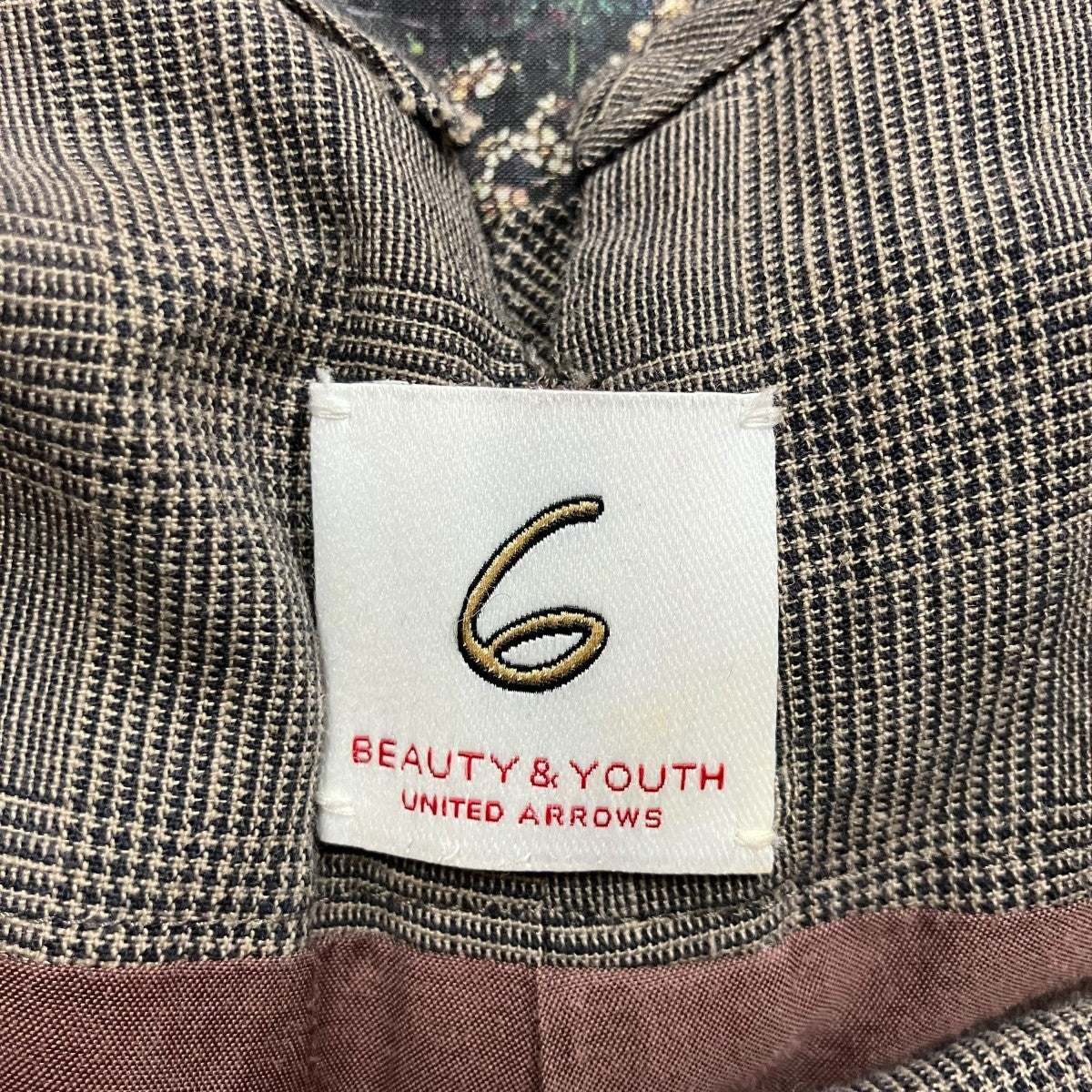 6(ROKU) BEAUTY＆YOUTH チェックパンツ 古着・中古-5枚目のアイテム画像