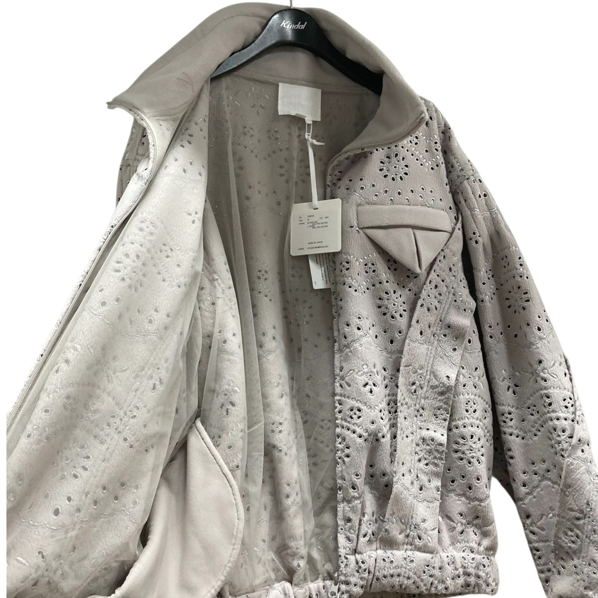 エンブロイダリーフリースブルゾン ジャケット25BF06 Embroidery Fleece Blouson