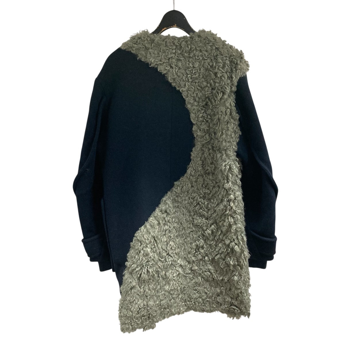 UN3D．(アンスリード) ボアミックスウェーブラインコート 522560001201