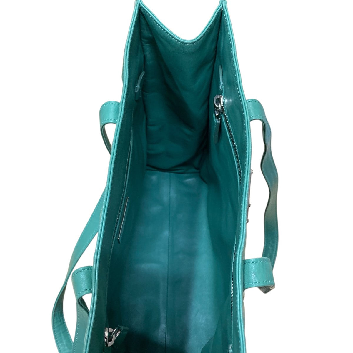 PRADA ナッパレザー アンティークトートバッグ 古着・中古-5枚目のアイテム画像