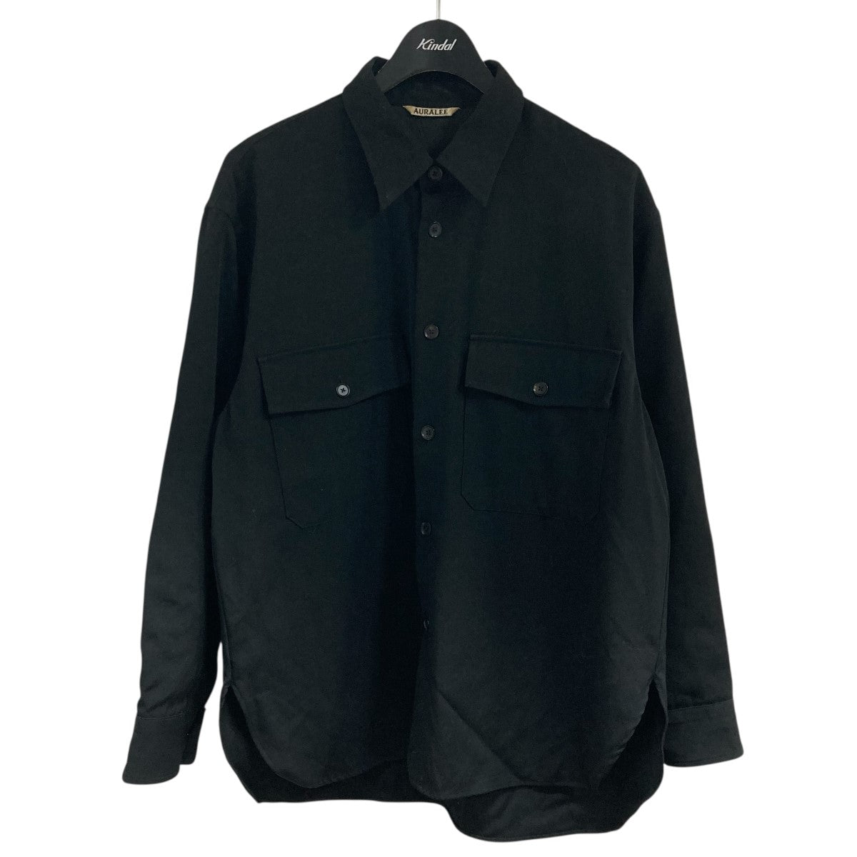 ウールマックスギャバジンシャツ