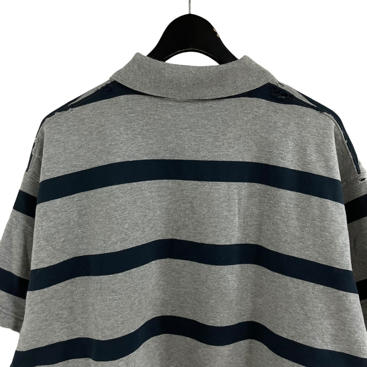 BALENCIAGA ダメージ加工ポロシャツ 古着・中古-4枚目のアイテム画像
