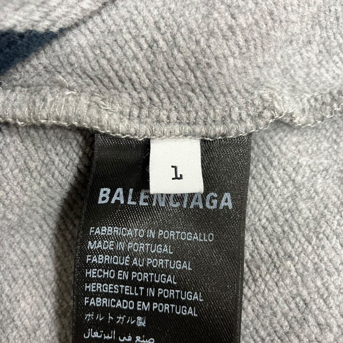 BALENCIAGA ダメージ加工ポロシャツ 古着・中古-6枚目のアイテム画像