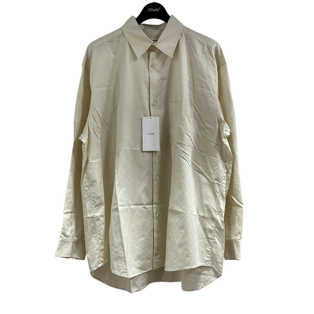 CORNIER ポプリンシャツ