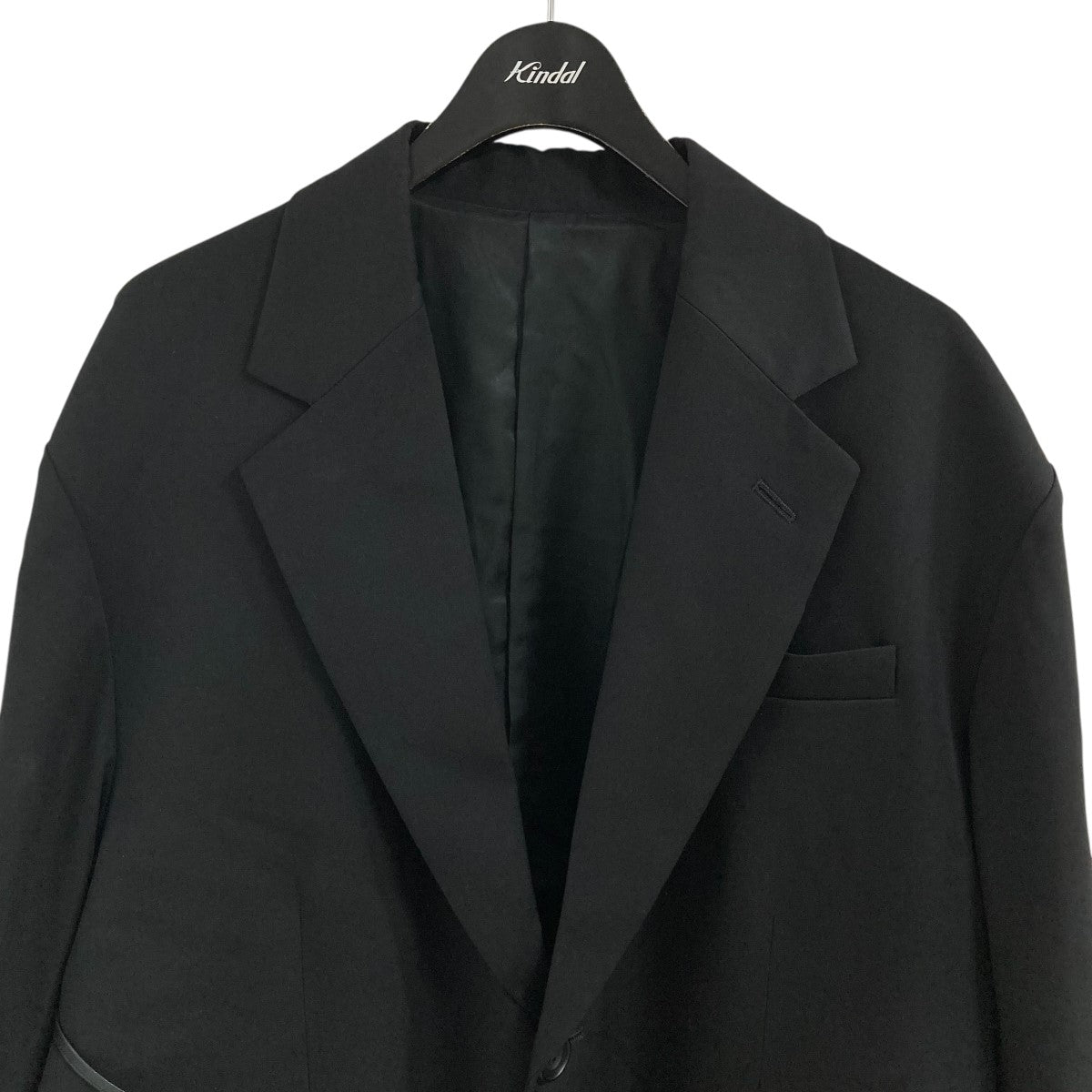 stone  テーラードジャケット S ブラック ssstein(シュタイン) LEATHER CAR JACKETレザージャケットST1060