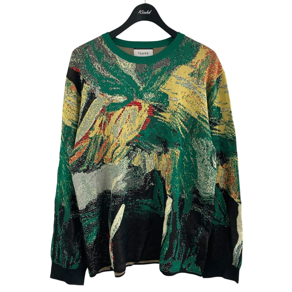 TAAKK24ss ジャガードニット JACQUARD ZIP UP KNIT – TAAKK
