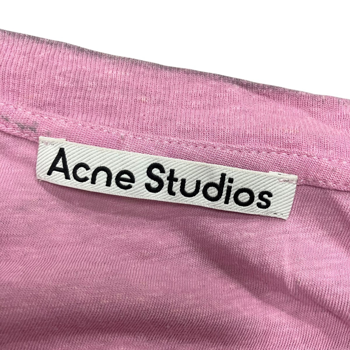 ACNE STUDIOS ロゴリラックスフィットTシャツ 古着・中古-5枚目のアイテム画像
