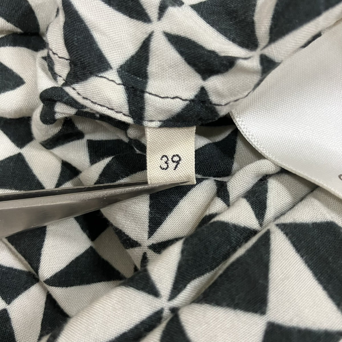 CELINE カレイドスコーププリント レーヨン ルーズシャツ 古着・中古-10枚目のアイテム画像