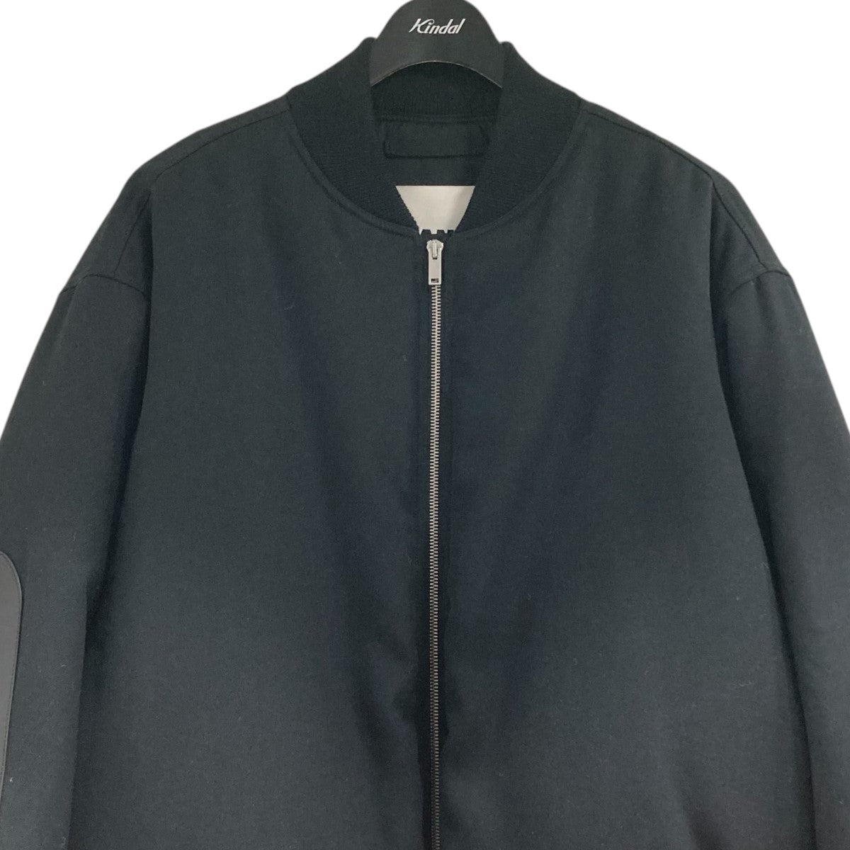 JIL SANDER レザーエルボーパット中綿ボンバージャケットJ22BN0159 古着・中古-2枚目のアイテム画像