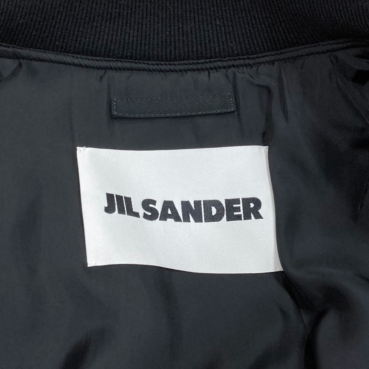 JIL SANDER レザーエルボーパット中綿ボンバージャケットJ22BN0159 古着・中古-7枚目のアイテム画像