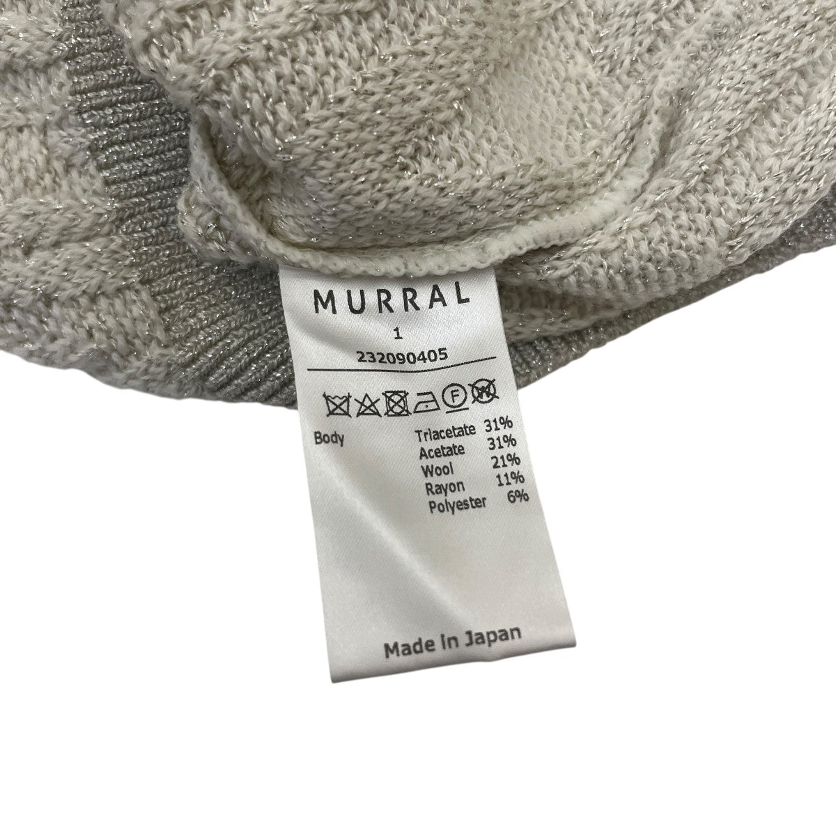 MURRAL ラメニット232090405 古着・中古-5枚目のアイテム画像