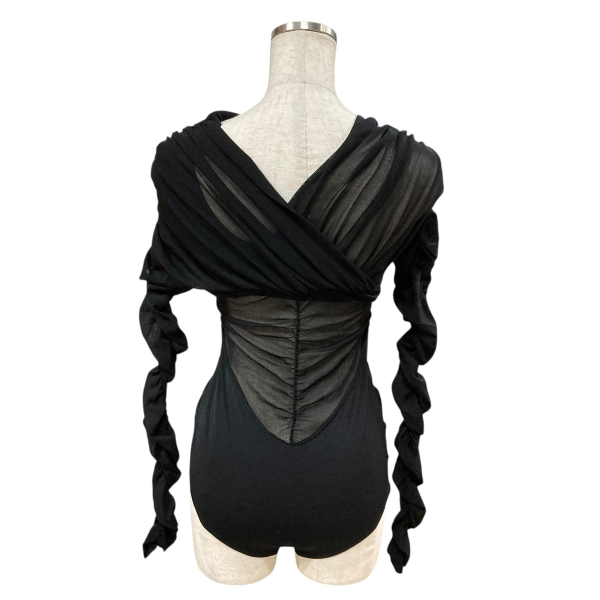 FETICO(フェティコ) ギャザーボディスーツ FTC234-0402 ブラック