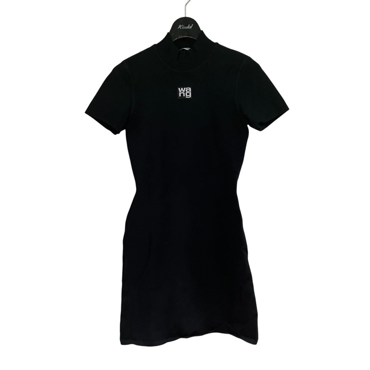 ALEXANDER WANG ロゴショートスリーブニットドレス ワンピース 古着・中古-1枚目のアイテム画像