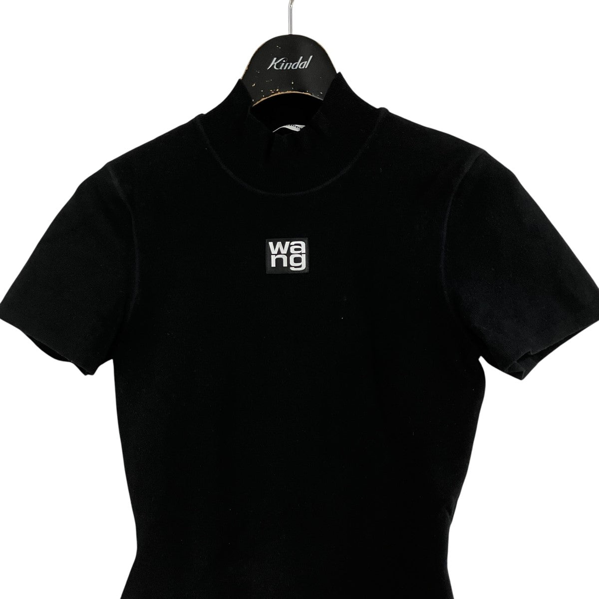 ALEXANDER WANG ロゴショートスリーブニットドレス ワンピース 古着・中古-2枚目のアイテム画像