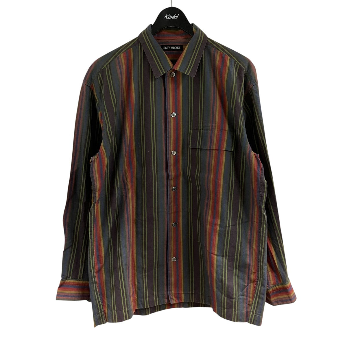 ISSEY MIYAKE マルチカラーシャツジャケット 古着・中古-1枚目のアイテム画像