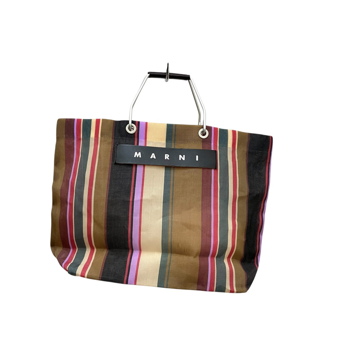 MARNI ストライプトートバッグ 古着・中古-1枚目のアイテム画像