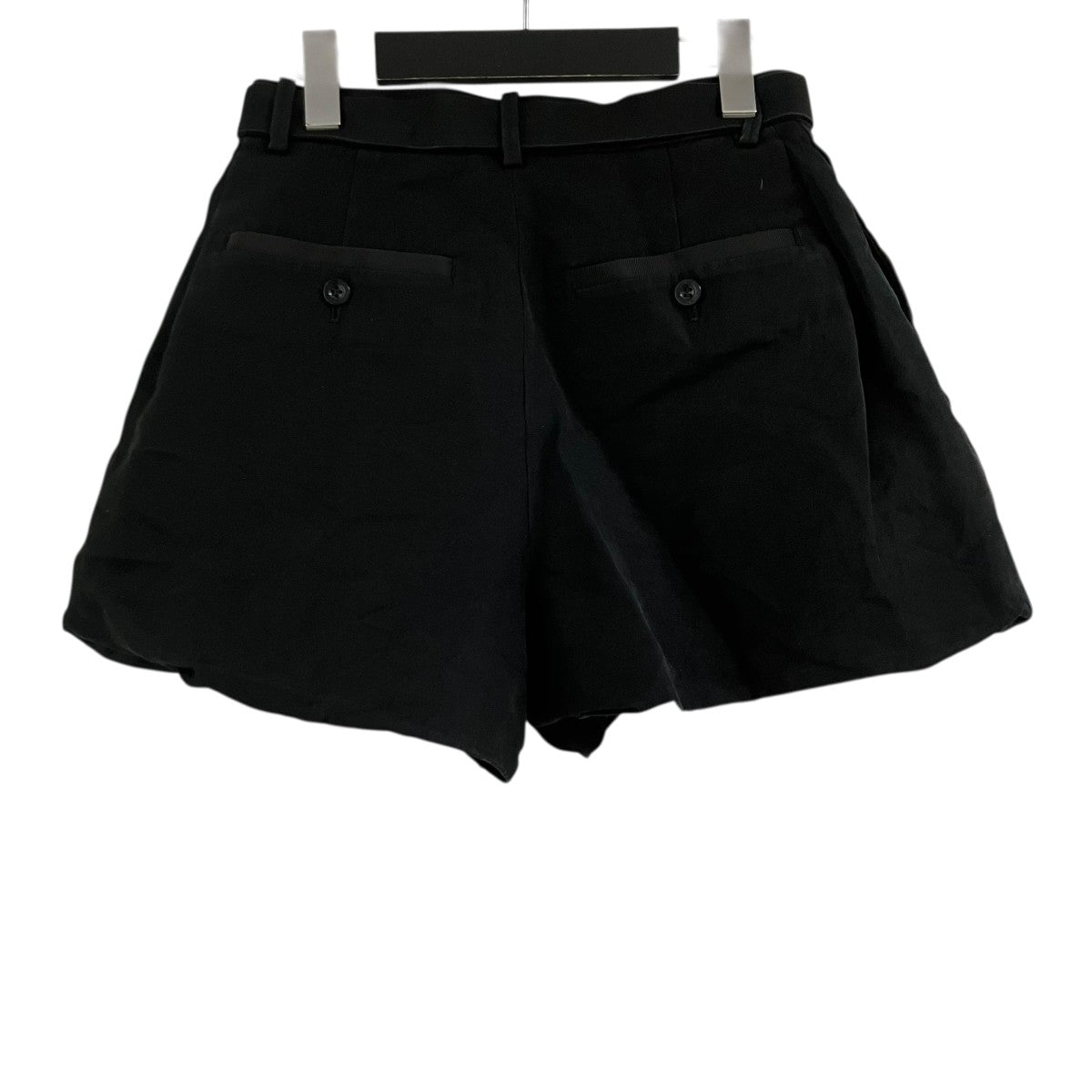サイドライン スーチング切り替えベル タックショートパンツ