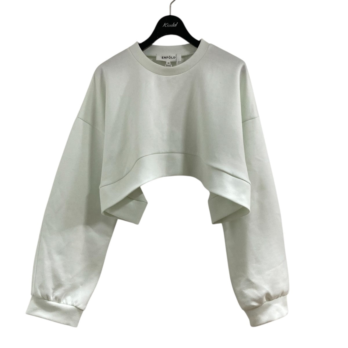 クロップドスウェットトレーナー300IA280-2871 SWELL-HEM PULLOVER