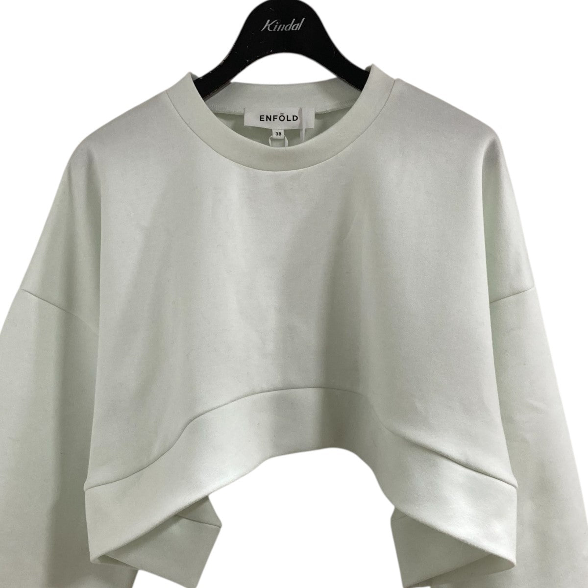 クロップドスウェットトレーナー300IA280-2871 SWELL-HEM PULLOVER