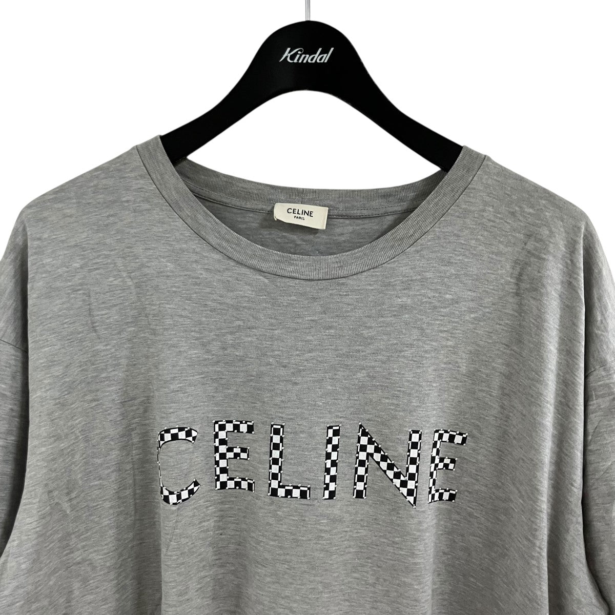 CELINE(セリーヌ) チェッカースタッズロゴ半袖Tシャツ 2X800501F